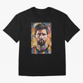 Lionel Messi Oversized T-Shirt Carry FIFA World Cup 2026 USA Canada Mexico for Fans of Messi and Cristiano Ronaldo and England, France and Netherlands, Bringing Global Supporter Spirit, Legendary Goals, National Colors and Tournament Celebration;