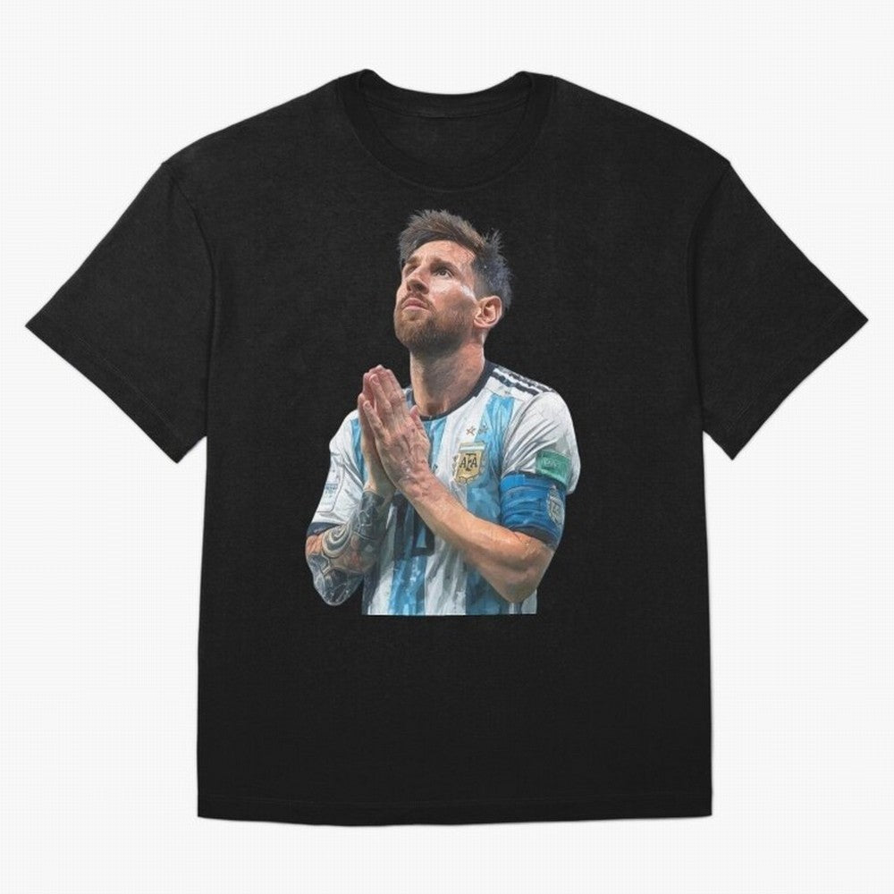 Argentina Messi Football Oversized T-Shirt Wear the Spirit of FIFA World Cup 2026 Highlighting CR7, England and Germany Energy, Global Supporter Spirit, Legendary Goals, National Colors and Tournament Celebration; Made for Collectors Who Enjoy