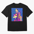 Lionel Messi art Oversized T-Shirt Represent the Passion of FIFA World Cup 2026 USA Canada Mexico for Fans of Cristiano Ronaldo, Haaland and CR7 and Netherlands, Bringing Soccer Culture, Superstar Moments, National Team Dreams and Competitive Fire;