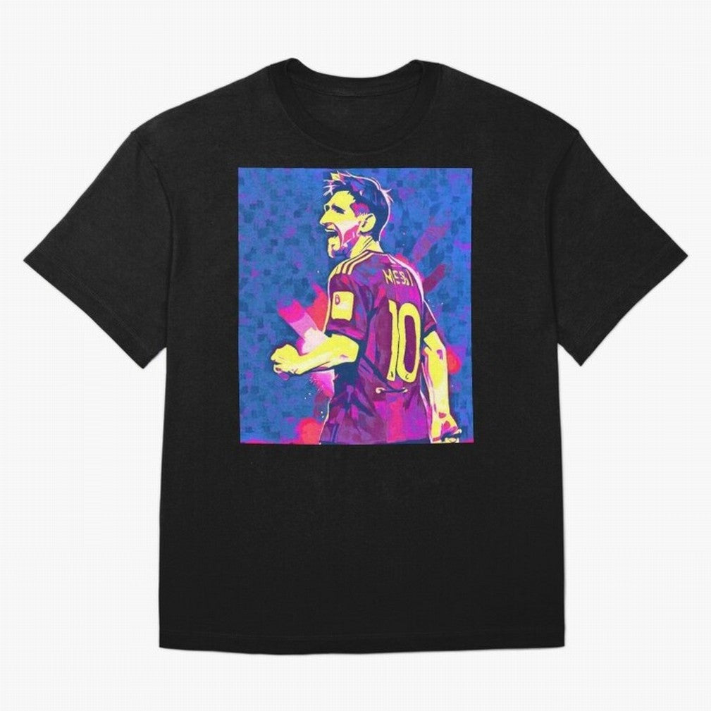 Lionel Messi art Oversized T-Shirt Represent the Passion of FIFA World Cup 2026 USA Canada Mexico for Fans of Cristiano Ronaldo, Haaland and CR7 and Netherlands, Bringing Soccer Culture, Superstar Moments, National Team Dreams and Competitive Fire;
