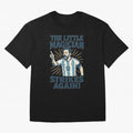 Messi - The Magician Oversized T-Shirt Create FIFA World Cup 2026 for Fans of Neymar and Germany, Bringing Vintage Soccer Flavor, Modern Football Stars, National Flags and Final Night Emotion; Ideal for Football Dads, Football Moms, Friends,
