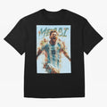 Messi The GOAT Oversized T-Shirt Feel the Trophy Chase of the FIFA World Cup 2026 Journey through Haaland Highlights, Brazil Pride, Football Passion, Legendary Performances, Festival Vibes and Supporter Community; Ideal for Football Dads, Football