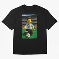 Block Leo Oversized T-Shirt Support Iconic Players in FIFA World Cup 2026 Group Stage Connected to Messi, CR7 and Mbappe, Portugal Energy, Football Passion, Legendary Performances, Festival Vibes and Supporter Community; Made for Die Hard