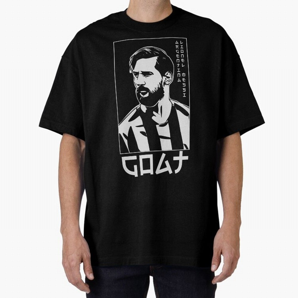 Lionel Messi Japanese Style Portrait art illustration Classic T-Shirt Fuel Your Fan Pride for Global Football Passion for FIFA World Cup 2026 USA Canada Mexico, Filled with CR7 and Messi, France and Portugal, Sports Nostalgia, International