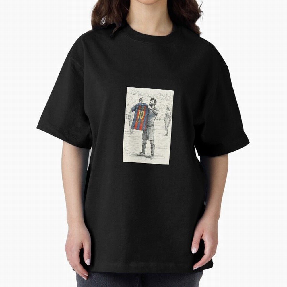 Lionel Messi Iconic Celebration Urban Sketch Classic T-Shirt Bring a Champion Mindset to FIFA World Cup 2026 Connected to Neymar, Haaland and Cristiano Ronaldo, Argentina and Brazil Energy, Supporter Pride, Iconic Celebrations, Legendary Names and