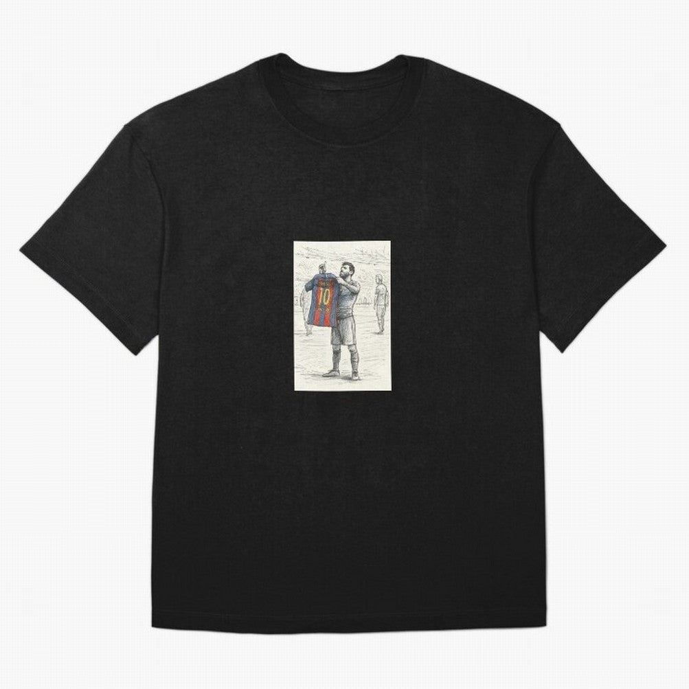 Lionel Messi Iconic Celebration Urban Sketch Classic T-Shirt Bring a Champion Mindset to FIFA World Cup 2026 Connected to Neymar, Haaland and Cristiano Ronaldo, Argentina and Brazil Energy, Supporter Pride, Iconic Celebrations, Legendary Names and