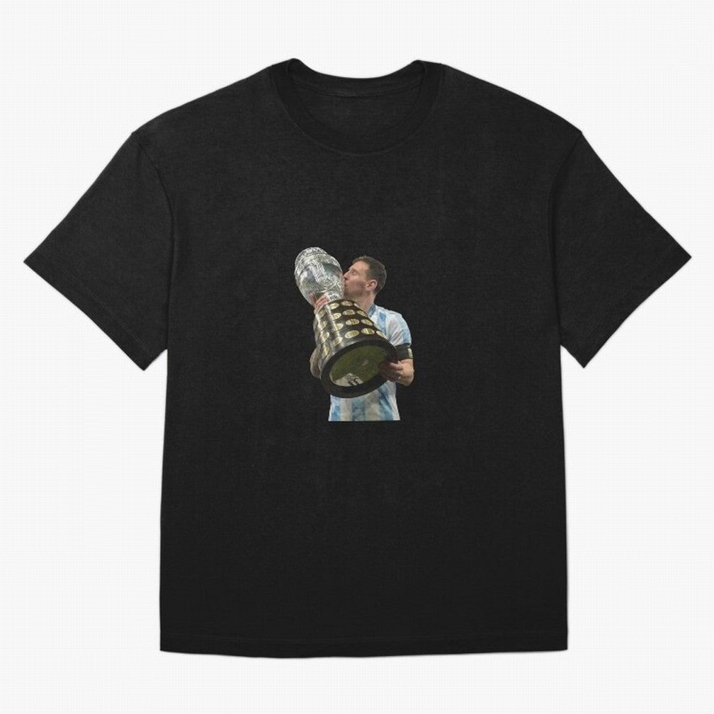 Messi Cup Oversized T-Shirt Honor Football Greatness during FIFA World Cup 2026 Spirit, Inspired by England, France and Netherlands, CR7, Champion Mindset, Group Stage Buzz, Knockout Tension and Passionate Fan Culture; Great for Supporters Who Love