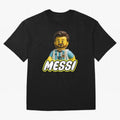 Block Leo Oversized T-Shirt Join the Global Buzz around the FIFA World Cup 2026 Journey through Haaland Highlights, Brazil, Portugal and Argentina Pride, Vintage Soccer Flavor, Modern Football Stars, National Flags and Final Night Emotion; Ideal