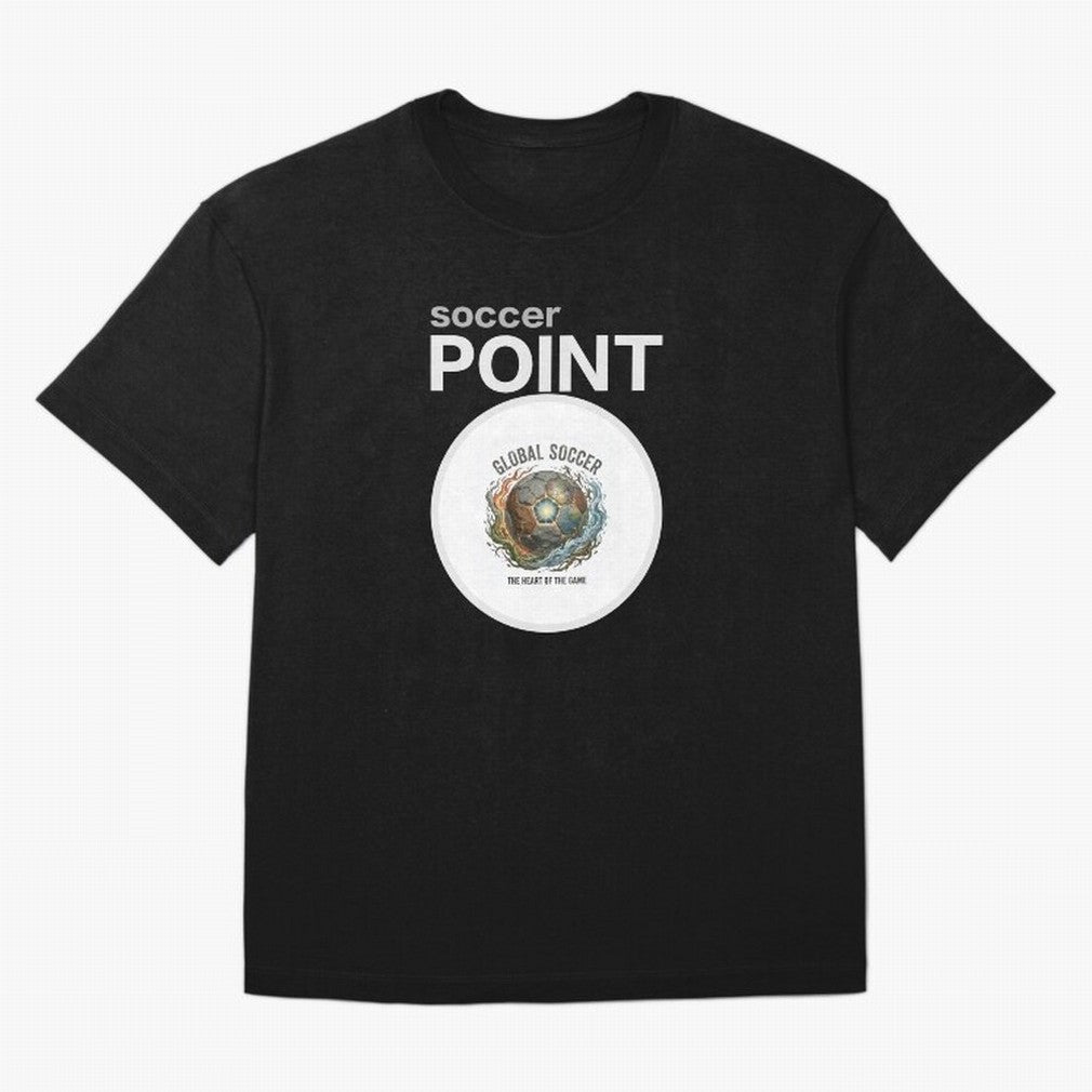 soccer POINT Classic T-Shirt Celebrate Global Football Passion for FIFA World Cup 2026 USA Canada Mexico, Filled with Messi and Cristiano Ronaldo, England, Championship Spirit, Famous Goals, Roaring Crowds and International Football Unity; Ideal