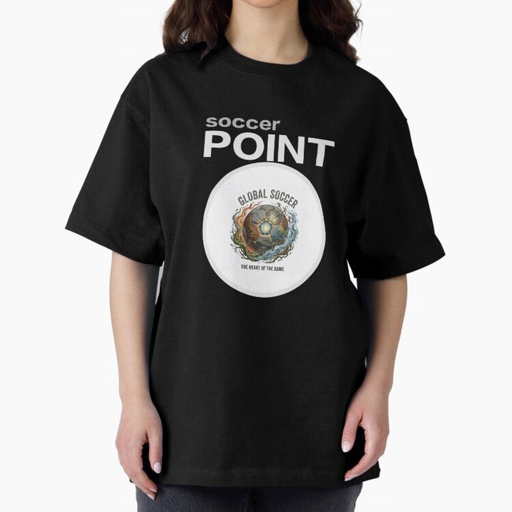 soccer POINT Classic T-Shirt Celebrate Global Football Passion for FIFA World Cup 2026 USA Canada Mexico, Filled with Messi and Cristiano Ronaldo, England, Championship Spirit, Famous Goals, Roaring Crowds and International Football Unity; Ideal