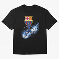 FC Barcelona Champs - The Goat Edition Oversized T-Shirt Back the Journey through FIFA World Cup 2026 USA Canada Mexico Built around Mbappe and Neymar, Brazil, Portugal and Argentina Energy, Champion Mindset, Group Stage Buzz, Knockout Tension and
