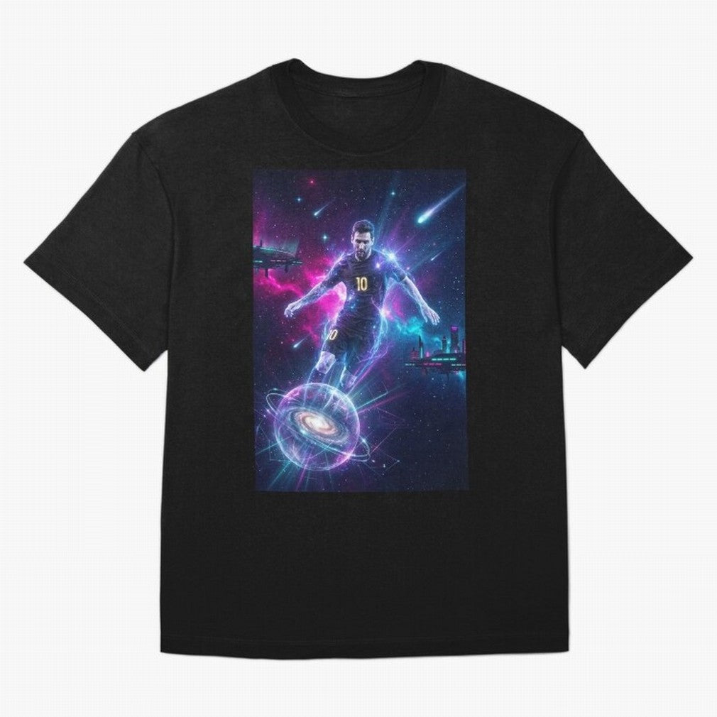 Lionel Messi The Eternal GOAT Of Another Galaxy - (Version 4) Active T-Shirt Turn Up for Global Football Passion for FIFA World Cup 2026, Filled with Haaland, Portugal, Spain and Germany, Goal Celebration Energy, Supporter Heritage, Football Icons