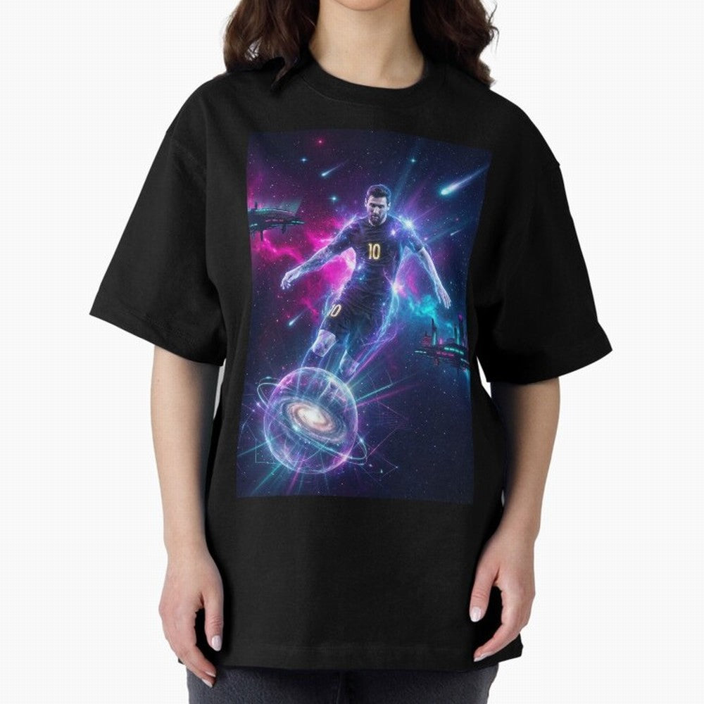 Lionel Messi The Eternal GOAT Of Another Galaxy - (Version 4) Active T-Shirt Turn Up for Global Football Passion for FIFA World Cup 2026, Filled with Haaland, Portugal, Spain and Germany, Goal Celebration Energy, Supporter Heritage, Football Icons