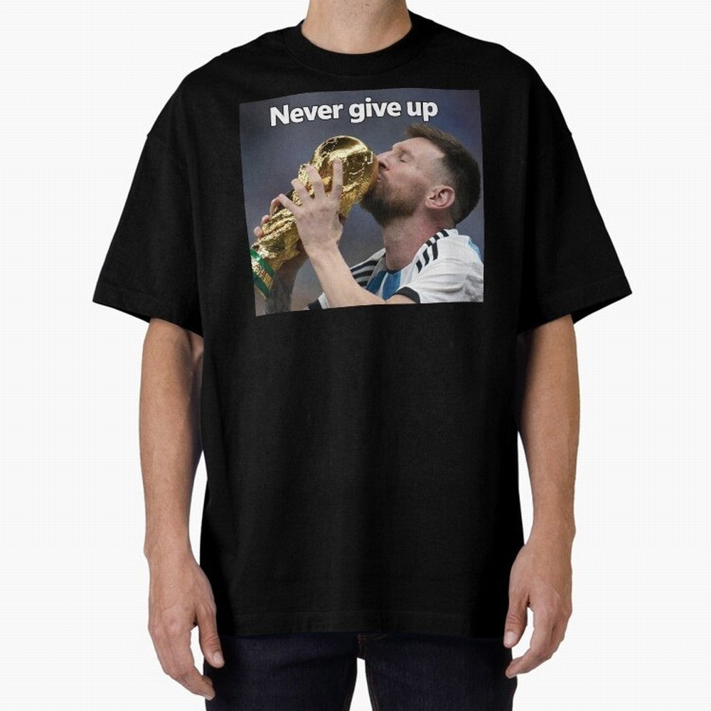 Messi Oversized T-Shirt Bring Home FIFA World Cup 2026 USA Canada Mexico Driven by Haaland and Mbappe, Netherlands Energy, Sports Nostalgia, International Competition, Famous Players and Unforgettable Victories; Ideal for Passionate Fans Who Love