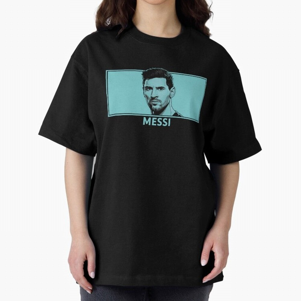 Messi Portrait - The Legend of Football Classic T-Shirt Stand Proud for Match Day Hype around FIFA World Cup 2026 Group Stage, CR7, England, Stadium Chants, National Pride, Trophy Dreams and Unforgettable Football Memories; Built for Supporters