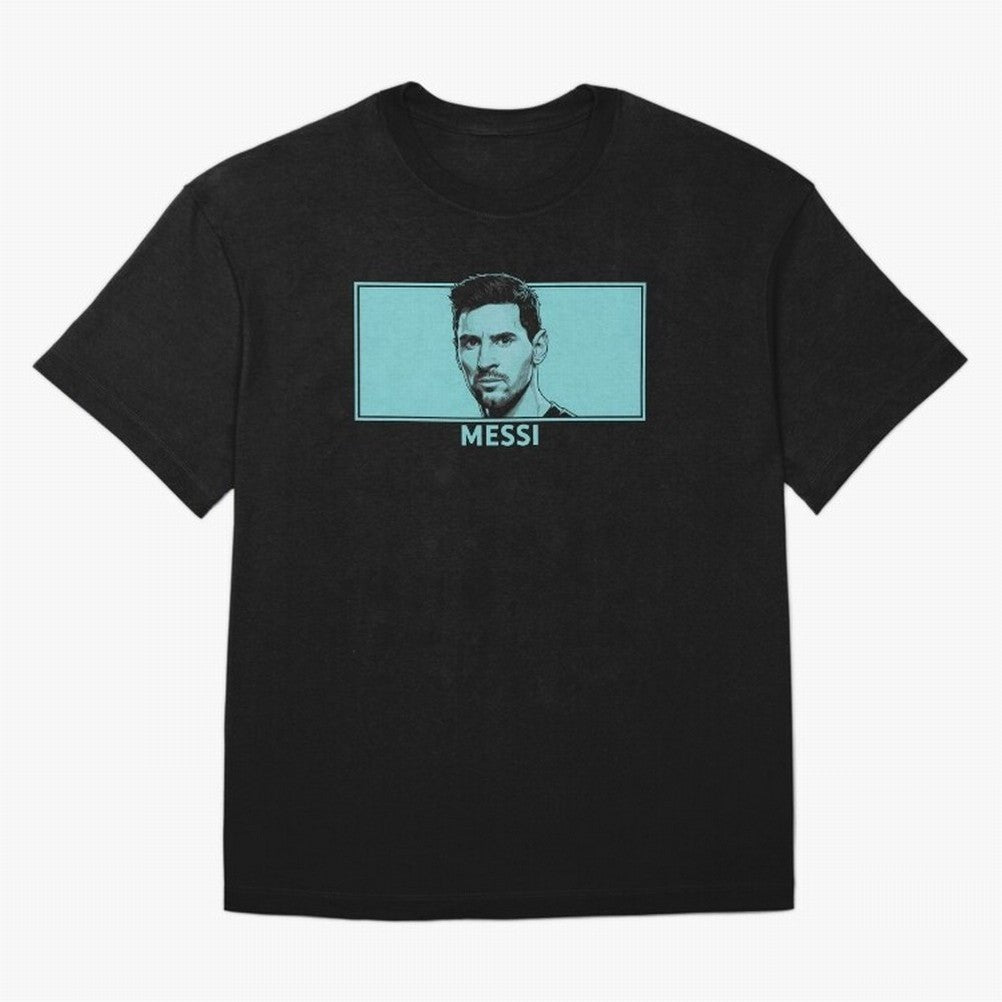 Messi Portrait - The Legend of Football Classic T-Shirt Stand Proud for Match Day Hype around FIFA World Cup 2026 Group Stage, CR7, England, Stadium Chants, National Pride, Trophy Dreams and Unforgettable Football Memories; Built for Supporters