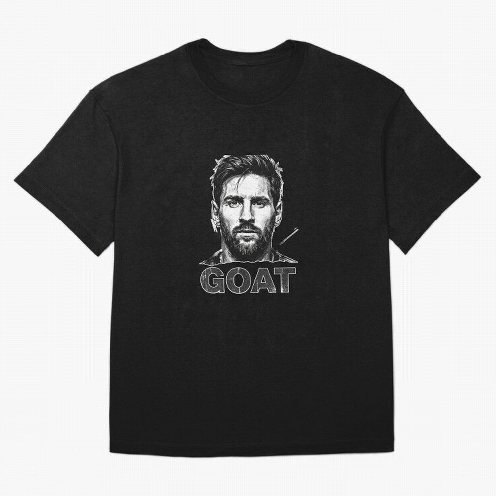The G.O.A.T. ¨C Lionel Messi Legend Sketch Active T-Shirt Capture FIFA World Cup 2026 Spirit, Made for France and Portugal, Messi and Cristiano Ronaldo, Match Day Excitement, Supporter Culture, Golden Goals and Global Football Passion; Perfect for