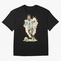 skills Lionel Messi watercolor illustration Classic T-Shirt Upgrade FIFA World Cup 2026 for Fans of CR7 and England, Bringing Sports Nostalgia, International Competition, Famous Players and Unforgettable Victories; Great for Watch Parties, Sports