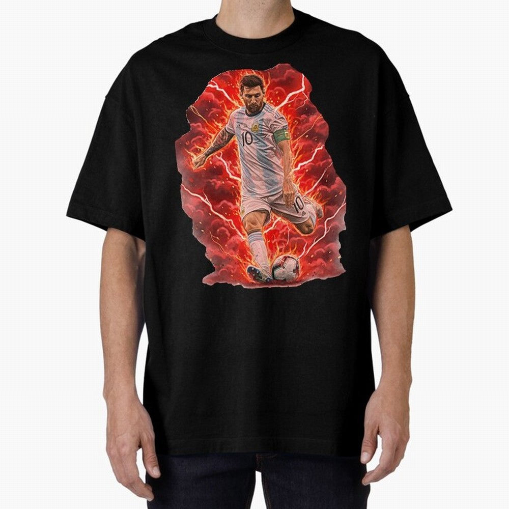 Messi Illustrated Style (HD) ¨C High Definition Design The Goat Unique Classic T-Shirt Live for the Drama of Match Day Hype around FIFA World Cup 2026 Group Stage, Mbappe, Brazil, Champion Mindset, Group Stage Buzz, Knockout Tension and Passionate