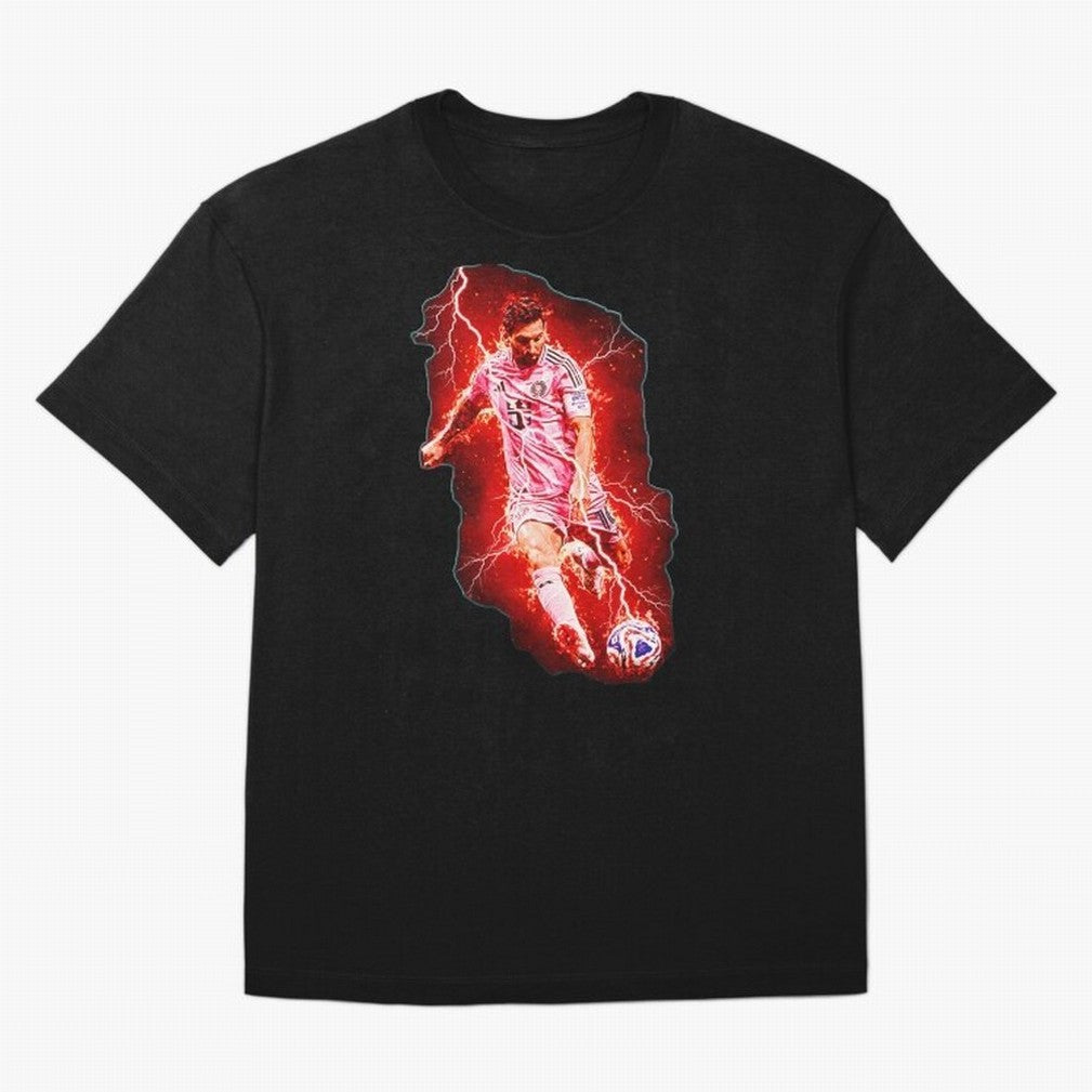 Messi The Goat (HD) High Definition Design | Exclusive Fanart Oversized T-Shirt Make Your Look Match the FIFA World Cup 2026 Journey through Cristiano Ronaldo Highlights, Spain Pride, Sports Nostalgia, International Competition, Famous Players and