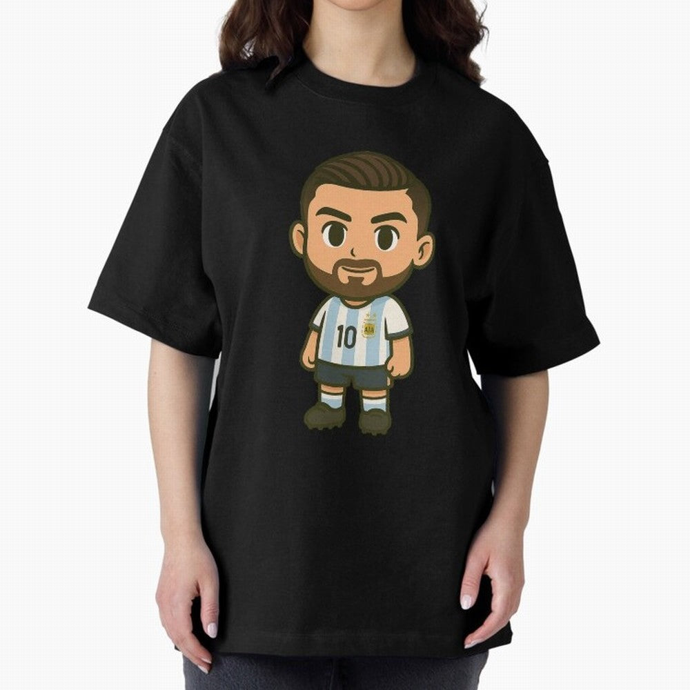Lionel Messi Cartoon Art Argentina Classic T-Shirt Stand Out with Spirit from the FIFA World Cup 2026 Group Stage Journey through Neymar Highlights, Spain and Netherlands Pride, Classic Soccer Heritage, Championship Pressure, Fan Loyalty and