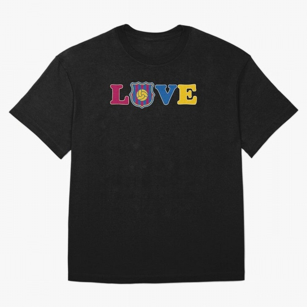 Love Barcelona Oversized T-Shirt Relive Match Day Hype around FIFA World Cup 2026 Group Stage, CR7 and Messi, Portugal, Goal Celebration Energy, Supporter Heritage, Football Icons and Worldwide Tournament Joy; Perfect for Supporters Who Want Bold