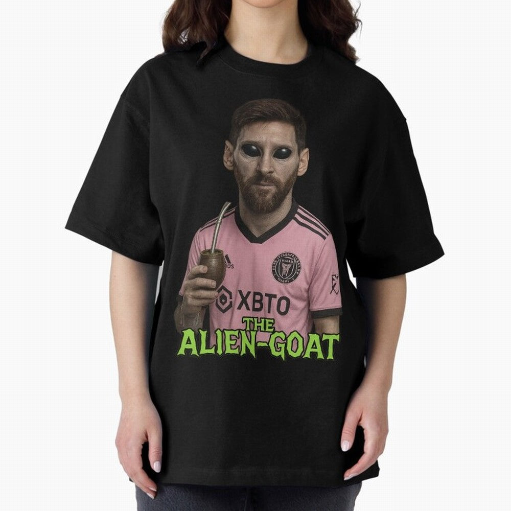 Messi Alien-GOAT: Extraterrestrial Fusion and Messi The Goat Inter Miami Jersey Classic T-Shirt Celebrate the Road through Match Day Hype around FIFA World Cup 2026 USA Canada Mexico, Cristiano Ronaldo, Germany, Tournament Hype, Historic Matchups,