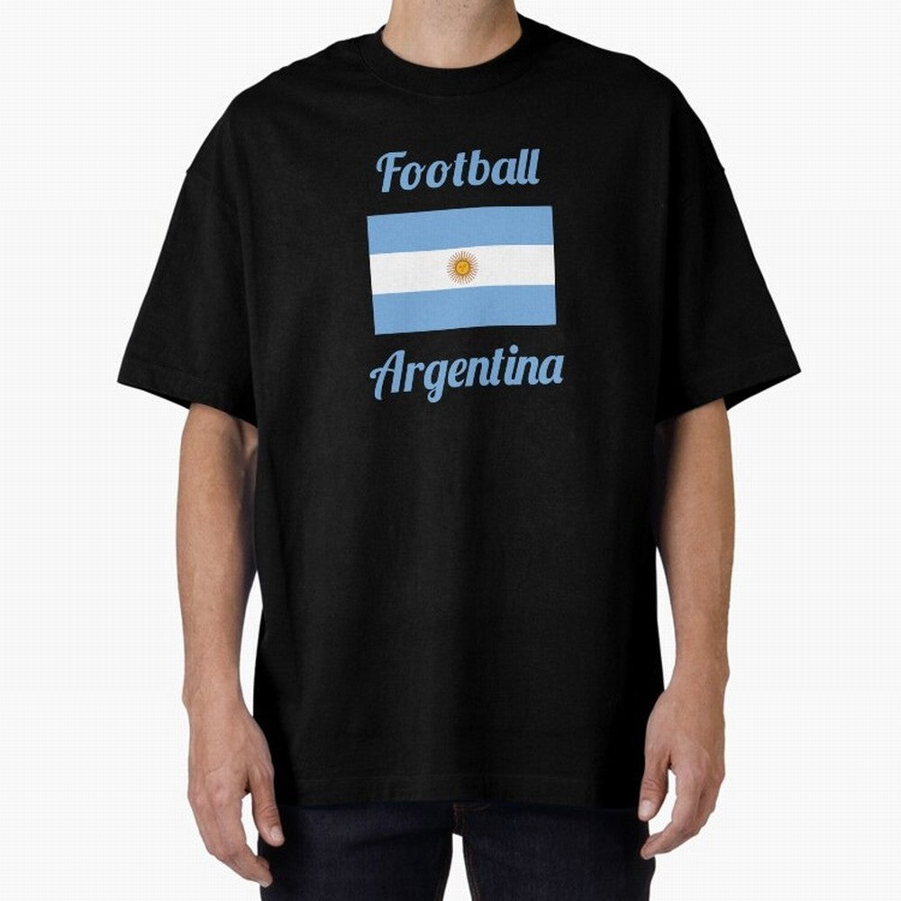 Argentina Football Flag ¨C Albiceleste Soccer Supporter Classic T-Shirt Carry the Dream of FIFA World Cup 2026 for Fans of Messi and France and Portugal, Bringing Retro Football Energy, Iconic Rivalries, Trophy Chase Drama and Stadium Atmosphere;