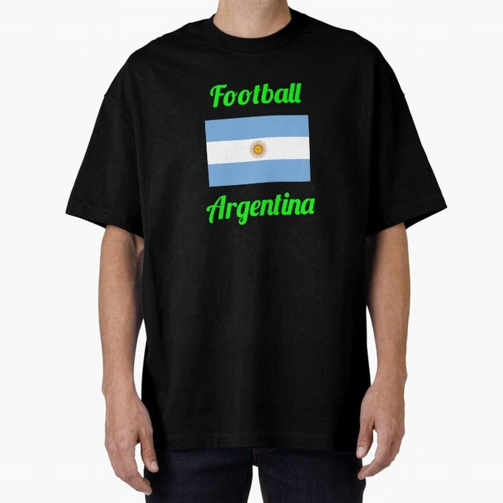 Argentina Football Flag ¨C Albiceleste Soccer Supporter Classic T-Shirt Enjoy Match Day Hype around FIFA World Cup 2026 Group Stage, CR7 and Messi, France and Portugal, Champion Mindset, Group Stage Buzz, Knockout Tension and Passionate Fan