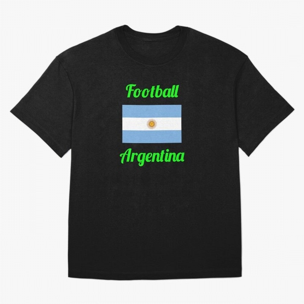 Argentina Football Flag ¨C Albiceleste Soccer Supporter Classic T-Shirt Enjoy Match Day Hype around FIFA World Cup 2026 Group Stage, CR7 and Messi, France and Portugal, Champion Mindset, Group Stage Buzz, Knockout Tension and Passionate Fan