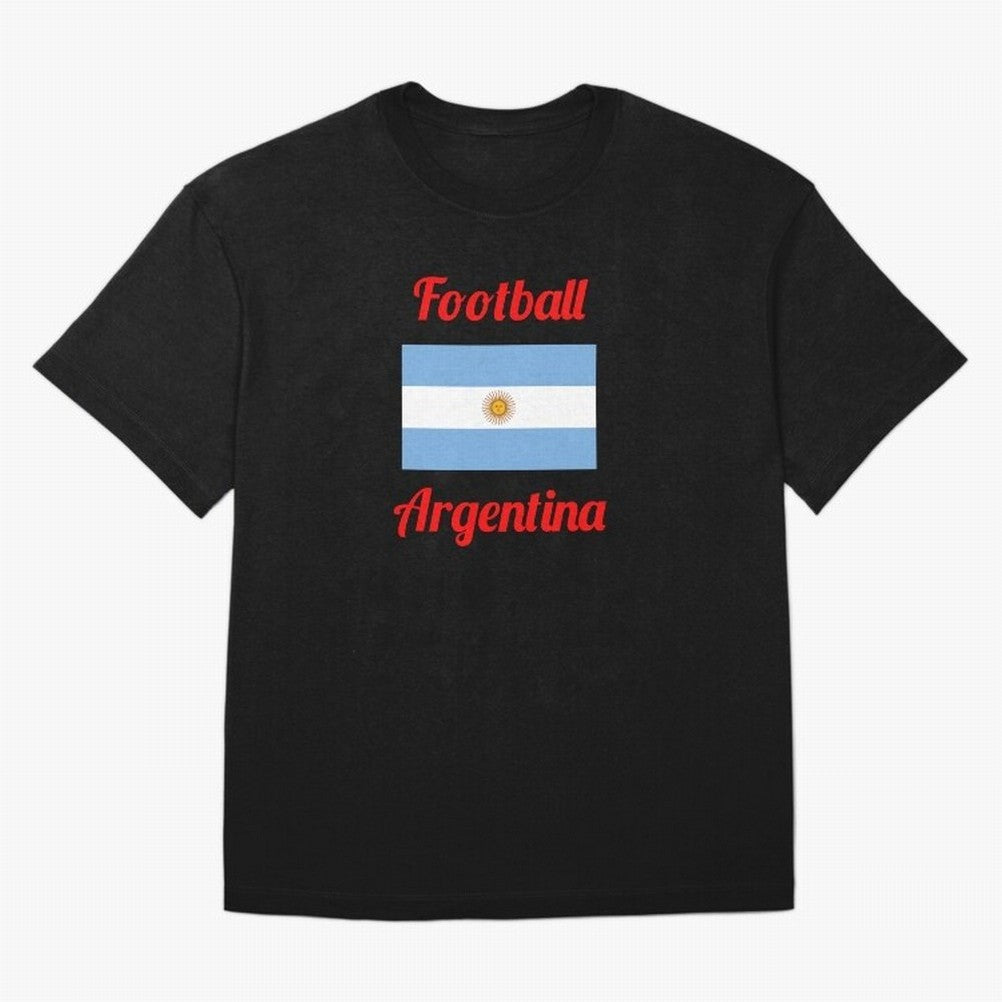 Argentina Football Flag ¨C Albiceleste Soccer Supporter Classic T-Shirt Live the Energy of FIFA World Cup 2026 USA Canada Mexico for Fans of Messi and Cristiano Ronaldo and France, Bringing Football Passion, Legendary Performances, Festival Vibes