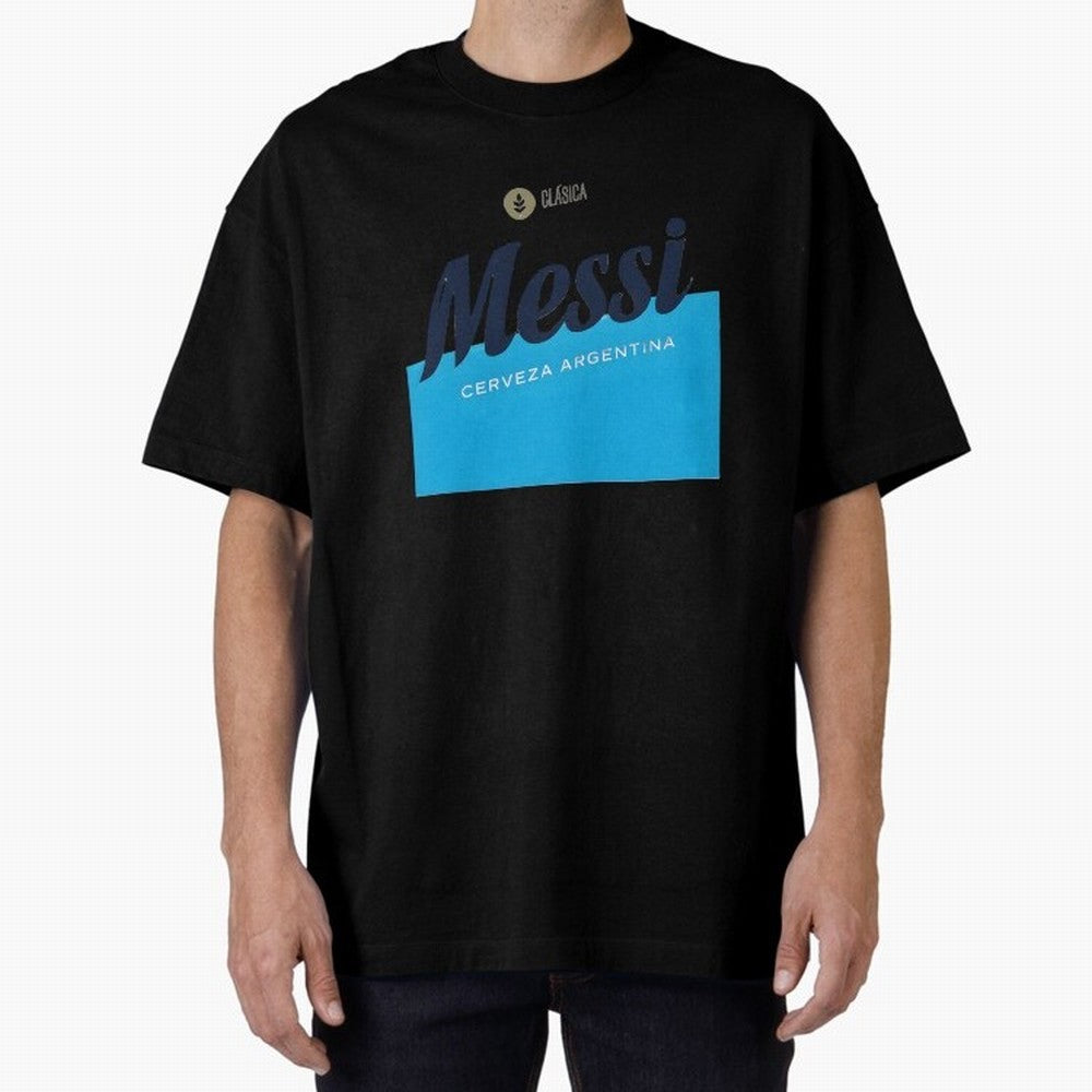 Messi Cerveza Argentina Parody Sticker Classic T-Shirt Bring Trophy Dreams to Match Day Hype around FIFA World Cup 2026 USA Canada Mexico, Cristiano Ronaldo, Argentina, Supporter Pride, Iconic Celebrations, Legendary Names and Global Match Day