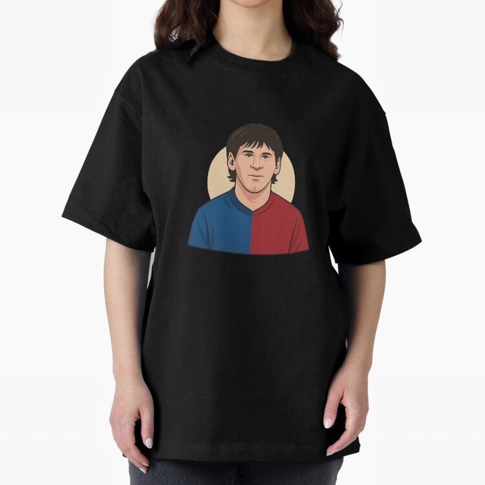 messi 2009 Oversized T-Shirt Wear the Spirit of Match Day Hype around FIFA World Cup 2026 Group Stage, Mbappe and Neymar, Argentina, France and Brazil, Match Day Excitement, Supporter Culture, Golden Goals and Global Football Passion; Ideal for