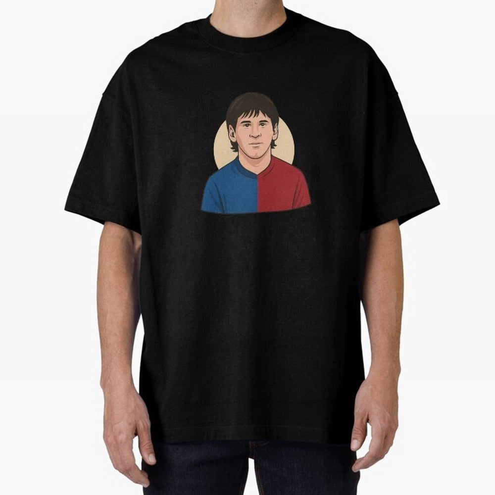 messi 2009 Oversized T-Shirt Wear the Spirit of Match Day Hype around FIFA World Cup 2026 Group Stage, Mbappe and Neymar, Argentina, France and Brazil, Match Day Excitement, Supporter Culture, Golden Goals and Global Football Passion; Ideal for
