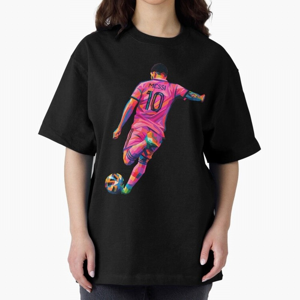 Lionel Messi - Inter Miami Wpap Art Classic T-Shirt Celebrate Unforgettable Nights in Global Football Passion for FIFA World Cup 2026 Group Stage, Built around CR7 and Messi, Brazil, Portugal and Argentina, Football Passion, Legendary Performances,