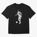 Lionel Messi Black and White Version Classic T-Shirt Show Love for Legendary Goals in Global Football Passion for FIFA World Cup 2026 USA Canada Mexico, Connected to CR7, Argentina, France and Brazil, Global Supporter Spirit, Legendary Goals,