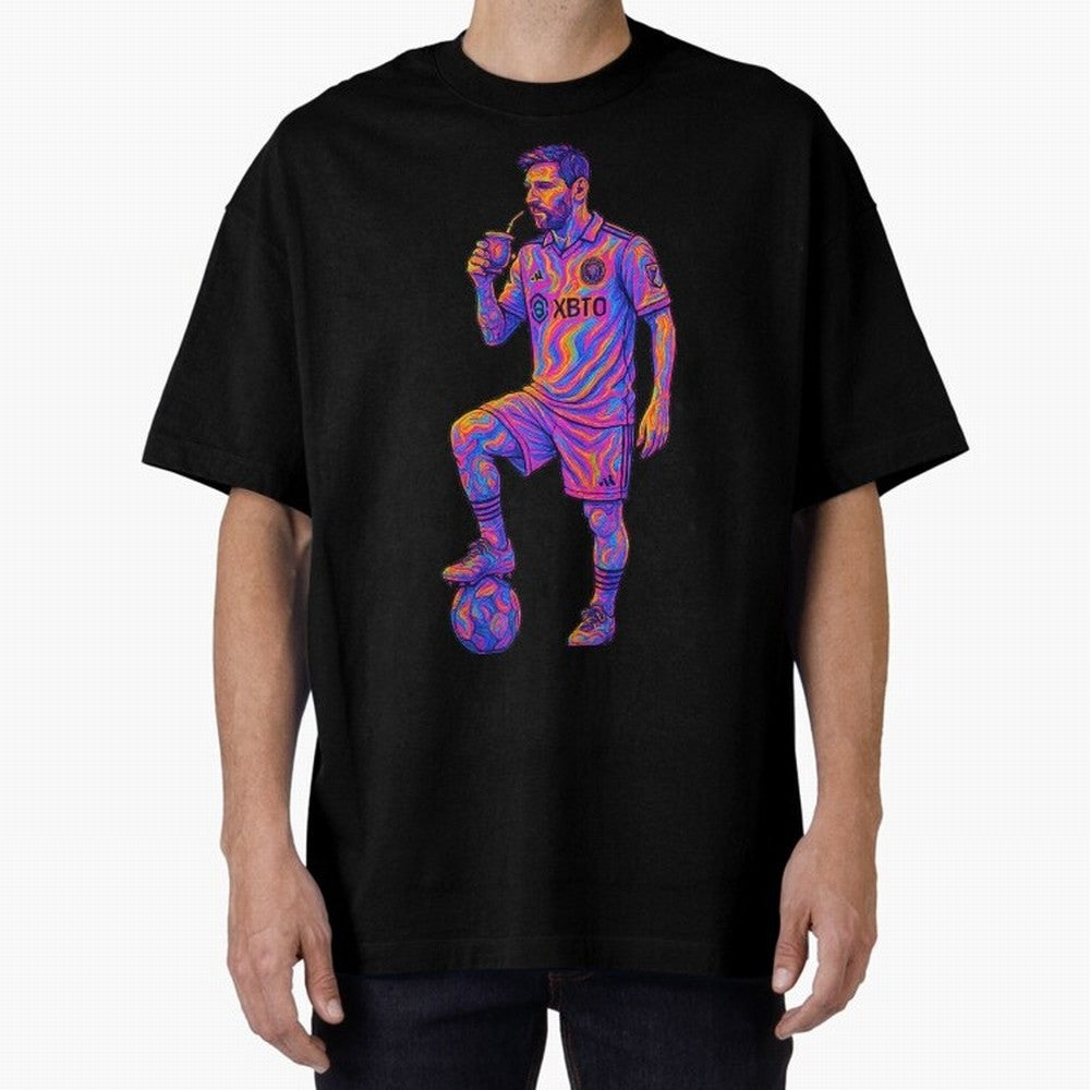 Messi Mate Vibes: Psychedelic Art by the GOAT Inter Miami Classic T-Shirt Support the FIFA World Cup 2026 Journey through Haaland Highlights, Argentina, France and Brazil Pride, Championship Spirit, Famous Goals, Roaring Crowds and International