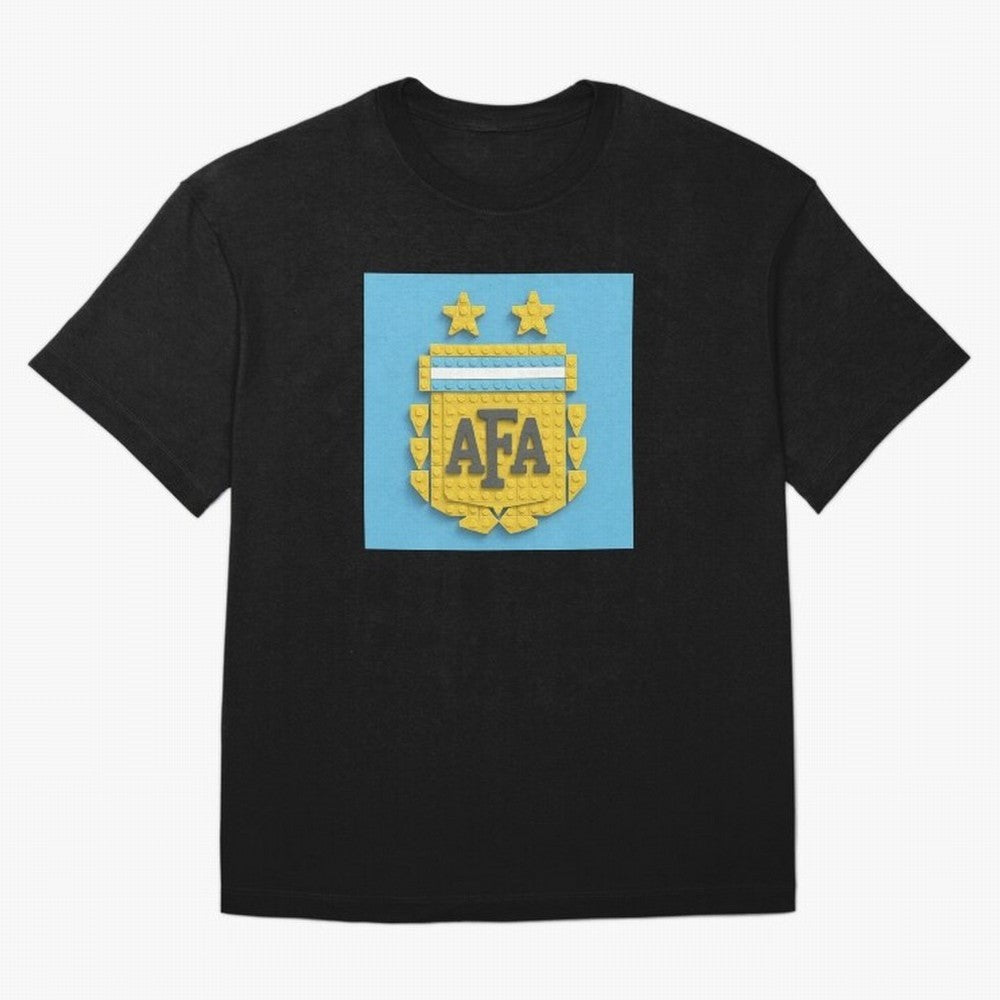Argentina Blocks Oversized T-Shirt Bring Global Football Passion for FIFA World Cup 2026, Connected to Neymar, England, France and Netherlands, Football History, Final Match Energy, Crowd Noise and Once in a Lifetime Moments; Ideal for Passionate
