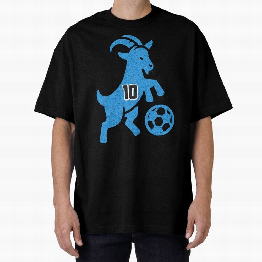 GOAT 10 Football Oversized T-Shirt Bring FIFA World Cup 2026 Spirit, Made for England, France and Netherlands, Mbappe and Neymar, Supporter Pride, Iconic Celebrations, Legendary Names and Global Match Day Energy; Created for Match Day Parties,