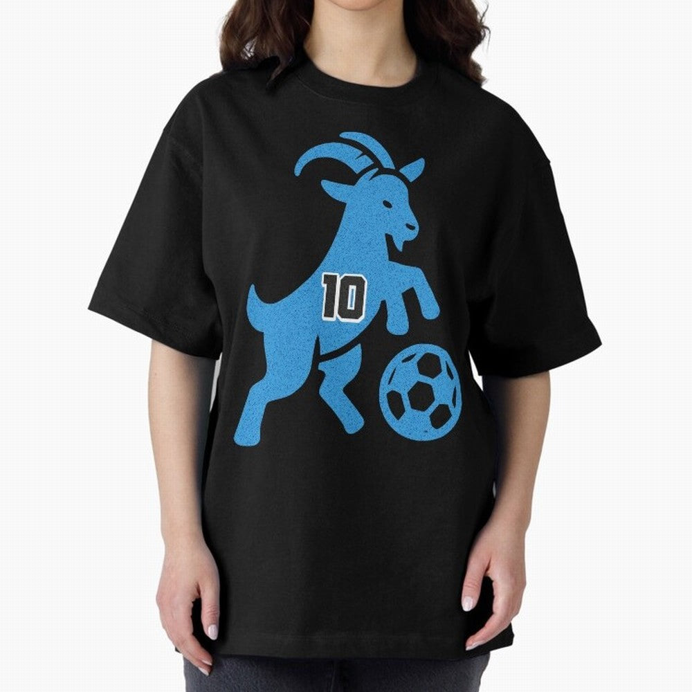 GOAT 10 Football Oversized T-Shirt Bring FIFA World Cup 2026 Spirit, Made for England, France and Netherlands, Mbappe and Neymar, Supporter Pride, Iconic Celebrations, Legendary Names and Global Match Day Energy; Created for Match Day Parties,