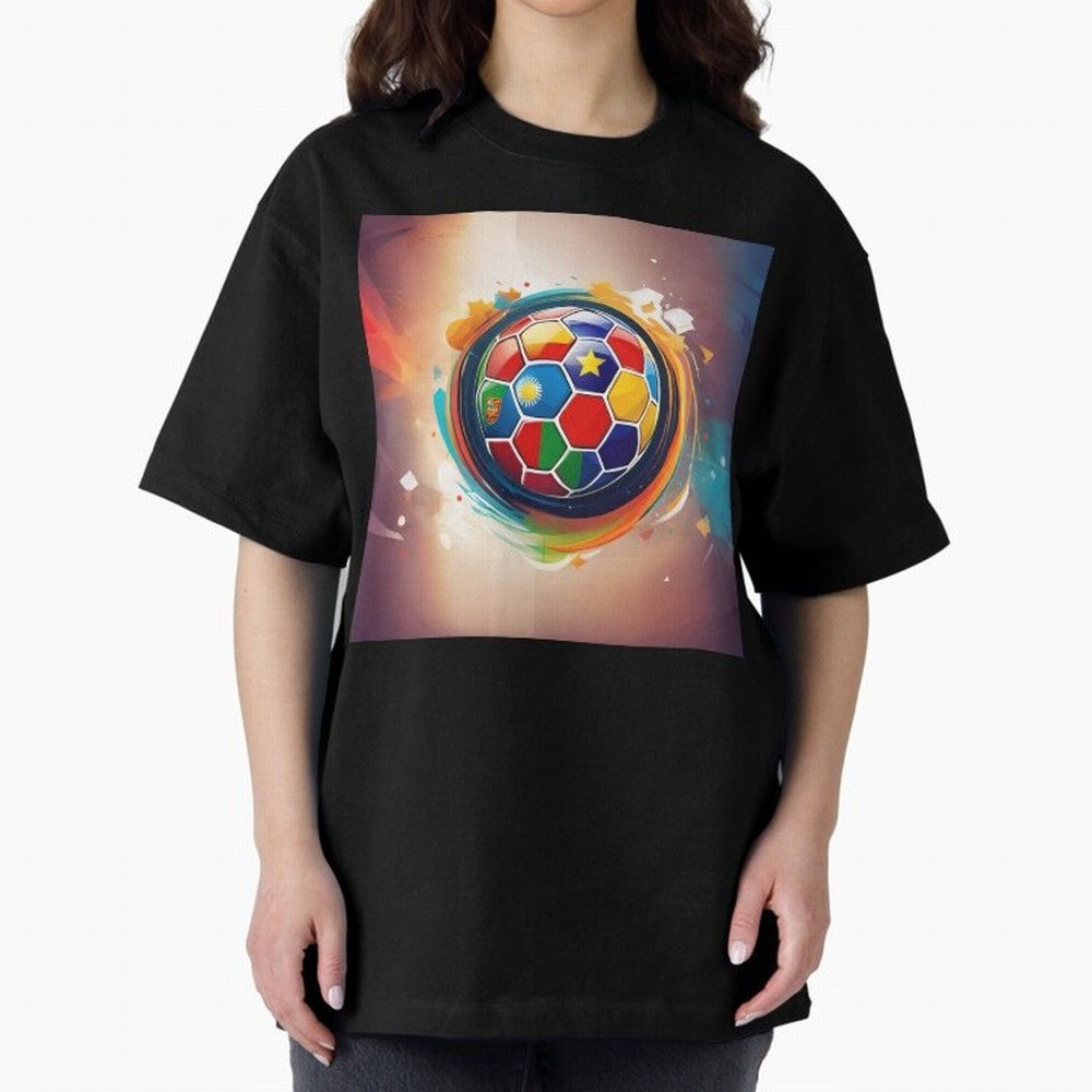 soccer 1 Oversized T-Shirt Bring Champion Energy into FIFA World Cup 2026 USA Canada Mexico Driven by Messi, Neymar and Mbappe, Brazil Energy, Game Day Rituals, Football Legends, Country Pride and the Road to the Final; Created for Match Day