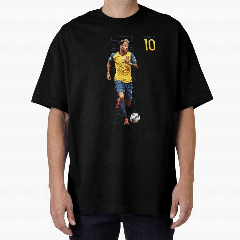 Neymar No. 10 Artwork For Tee/Sticker Essential T-Shirt Wear the Spirit of the FIFA World Cup 2026 USA Canada Mexico Journey through Cristiano Ronaldo, Haaland and CR7 Highlights, Spain Pride, Retro Football Energy, Iconic Rivalries, Trophy Chase