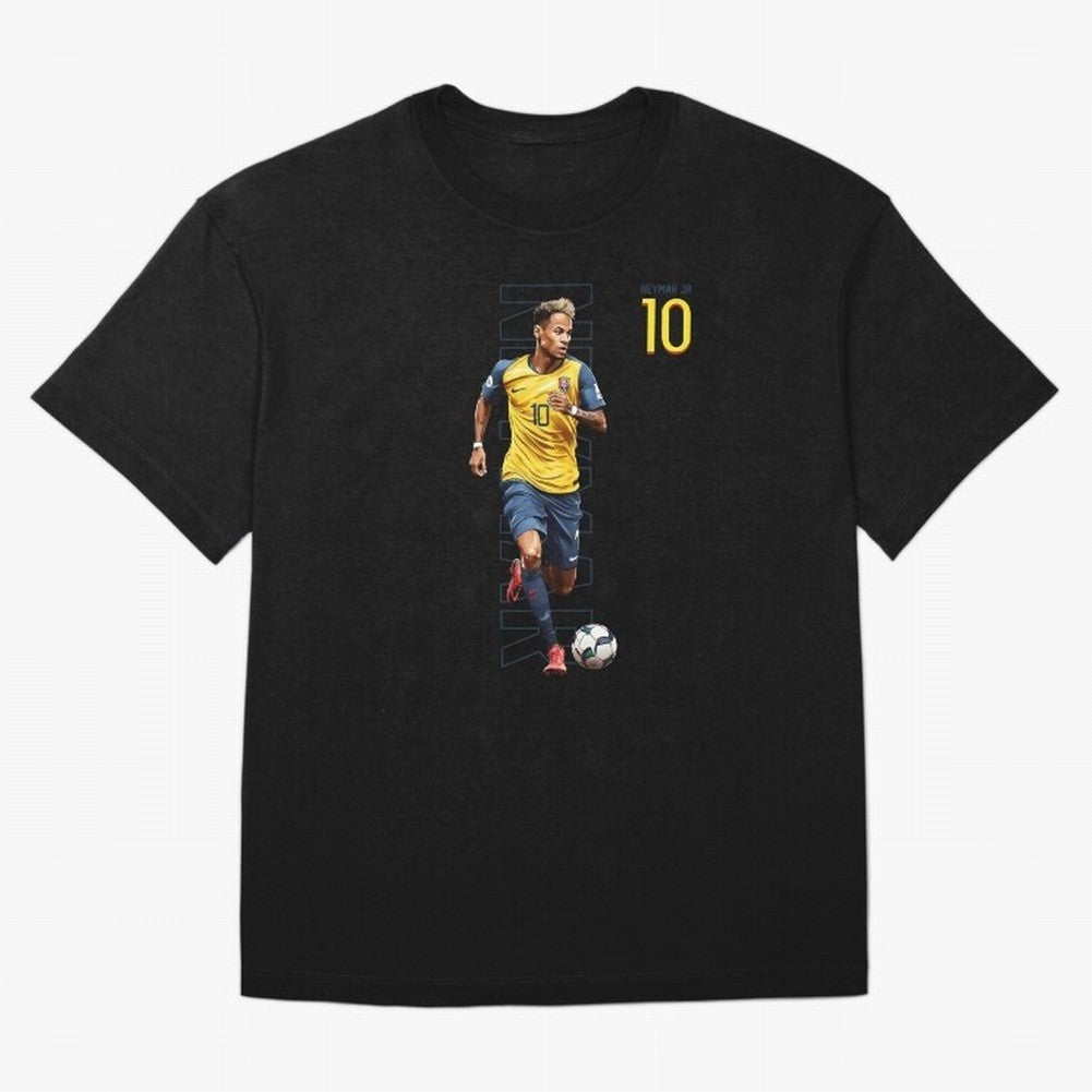 Neymar No. 10 Artwork For Tee/Sticker Essential T-Shirt Wear the Spirit of the FIFA World Cup 2026 USA Canada Mexico Journey through Cristiano Ronaldo, Haaland and CR7 Highlights, Spain Pride, Retro Football Energy, Iconic Rivalries, Trophy Chase