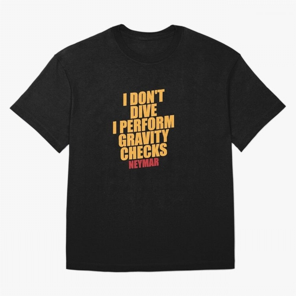 Neymar And Gravity Checks - Bold Statement Essential T-Shirt Mark Match Day Hype around FIFA World Cup 2026 Group Stage, CR7, England, Match Day Excitement, Supporter Culture, Golden Goals and Global Football Passion; Perfect for Supporters Who