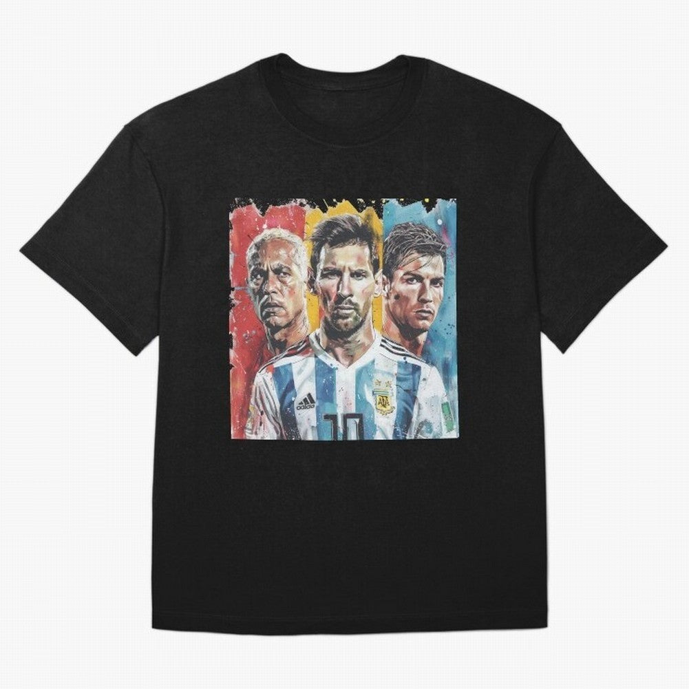 TOP 3 Soccer Players Classic T-Shirt Carry National Pride through the FIFA World Cup 2026 USA Canada Mexico Journey through Mbappe Highlights, Argentina Pride, Global Supporter Spirit, Legendary Goals, National Colors and Tournament Celebration;