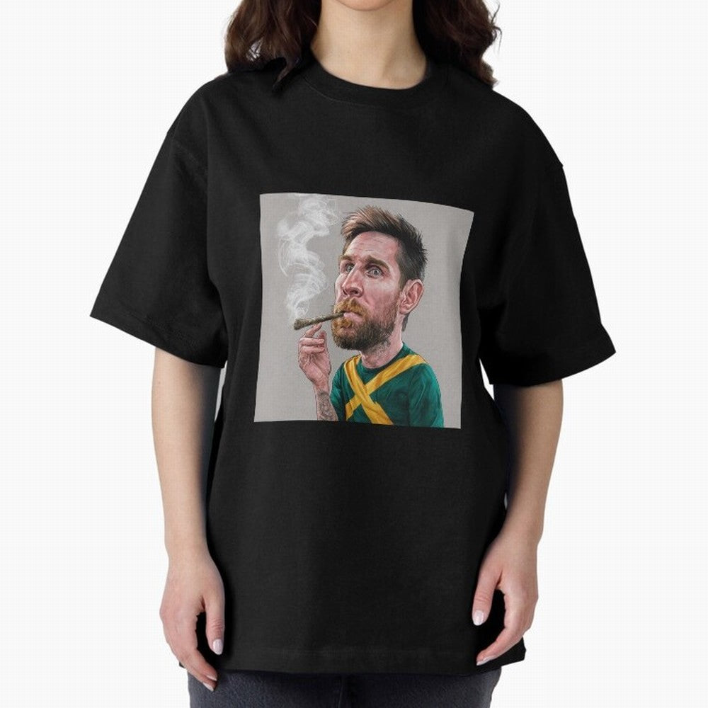 funny caricature of Lionel Messi Classic T-Shirt Showcase Match Day Hype around FIFA World Cup 2026, Mbappe, England and Germany, Game Day Rituals, Football Legends, Country Pride and the Road to the Final; Ideal for Football Dads, Football Moms,