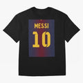 Barcelona 2012 Jersey Messi 10 Oversized T-Shirt Follow the Final Road of FIFA World Cup 2026 Highlighting Messi, Argentina, France and Brazil Energy, Sports Nostalgia, International Competition, Famous Players and Unforgettable Victories; Perfect