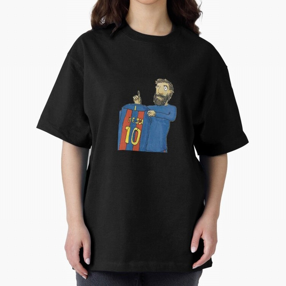 Lionel Messi and the magic shirt Oversized T-Shirt Enjoy Global Football Passion for FIFA World Cup 2026 Group Stage, Connected to Neymar, Haaland and Cristiano Ronaldo, Germany, Global Supporter Spirit, Legendary Goals, National Colors and