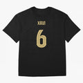 Xavi 6 Barcelona Oversized T-Shirt Honor FIFA World Cup 2026 for Fans of Mbappe and Spain and Netherlands, Bringing Goal Celebration Energy, Supporter Heritage, Football Icons and Worldwide Tournament Joy; Built for Supporters Chasing Trophy