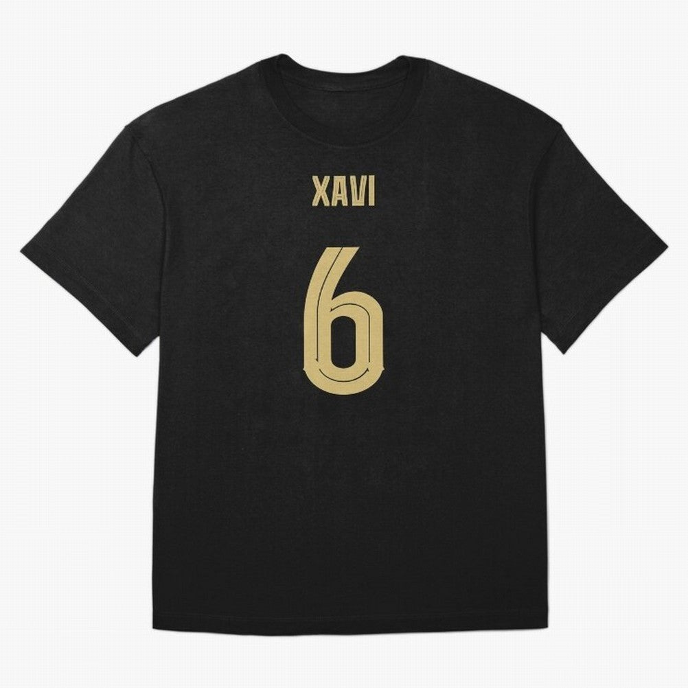 Xavi 6 Barcelona Oversized T-Shirt Honor FIFA World Cup 2026 for Fans of Mbappe and Spain and Netherlands, Bringing Goal Celebration Energy, Supporter Heritage, Football Icons and Worldwide Tournament Joy; Built for Supporters Chasing Trophy